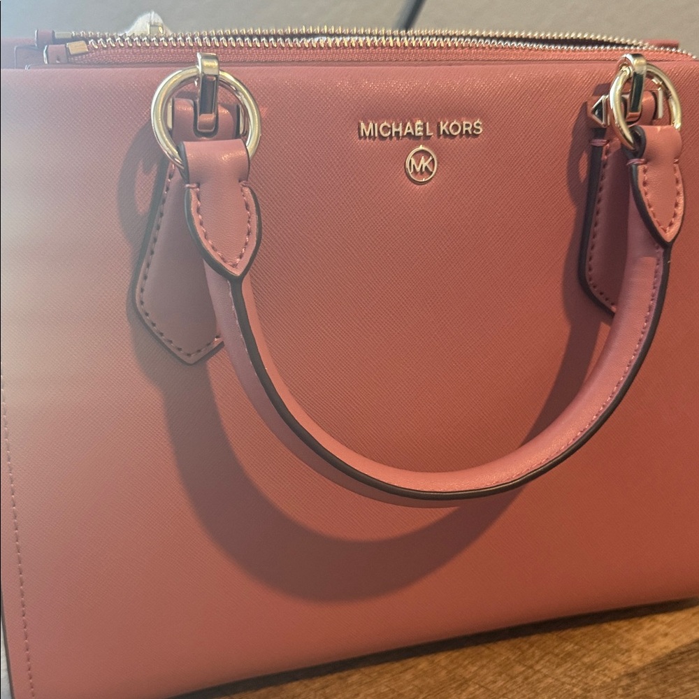 Michael Kors Rose Satchel NWT